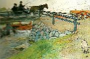 Carl Larsson bron France oil painting artist